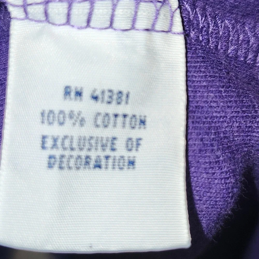 Polo Ralph Lauren Estate Rib Quarter Zip Pullover‎ Purple Cotton Mens XL 3418